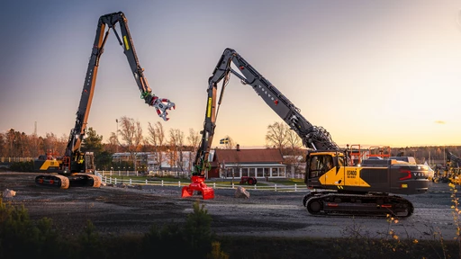 Volvo Expands and Upgrades Its Fleet of Demolition Machines