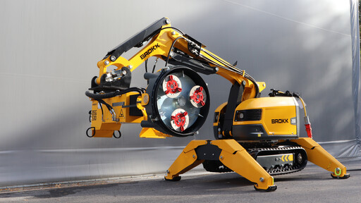 Brokk Introduces 530 Surface Grinder